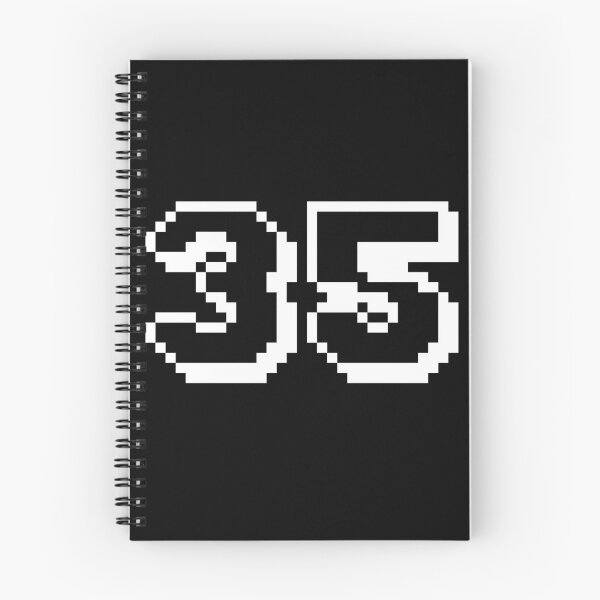 Item preview, 35, thirty-five, white, retro video game, 1 up! designed and sold by Numbers-Art.
