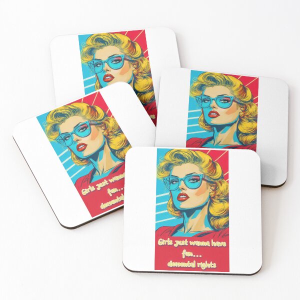 Item preview, Retro Feminist Chic: Fun-loving and Fiercely Advocating FunDemental Rights designed and sold by MillennialVibe.