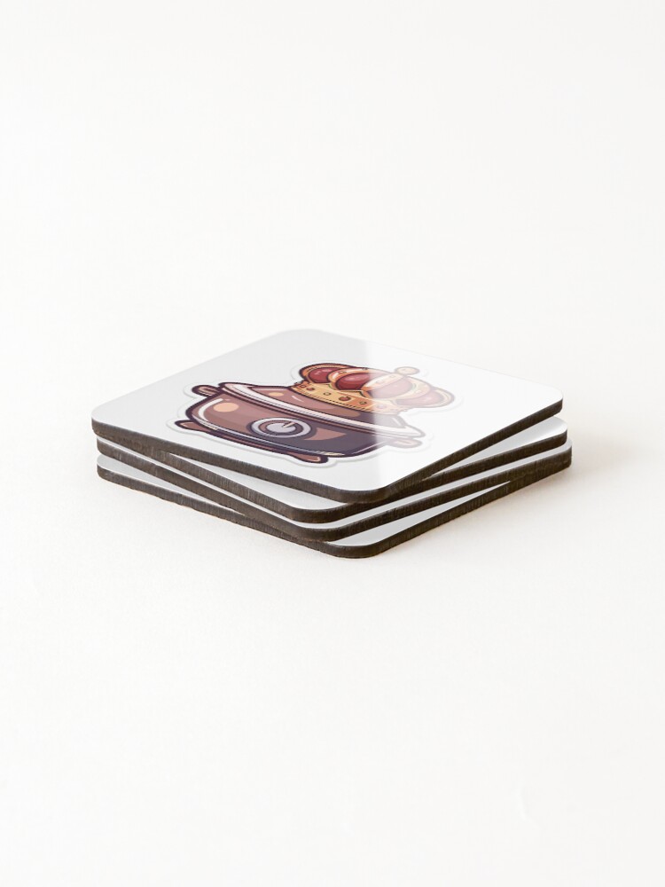 Thumbnail 4 of 5, Coasters (Set of 4), Slow Cooker Master designed and sold by Liseri.