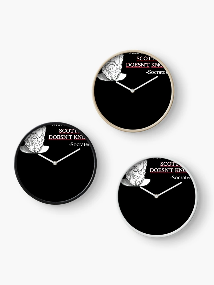 Thumbnail 3 of 4, Clock, True Knowledge! designed and sold by Raffiti.