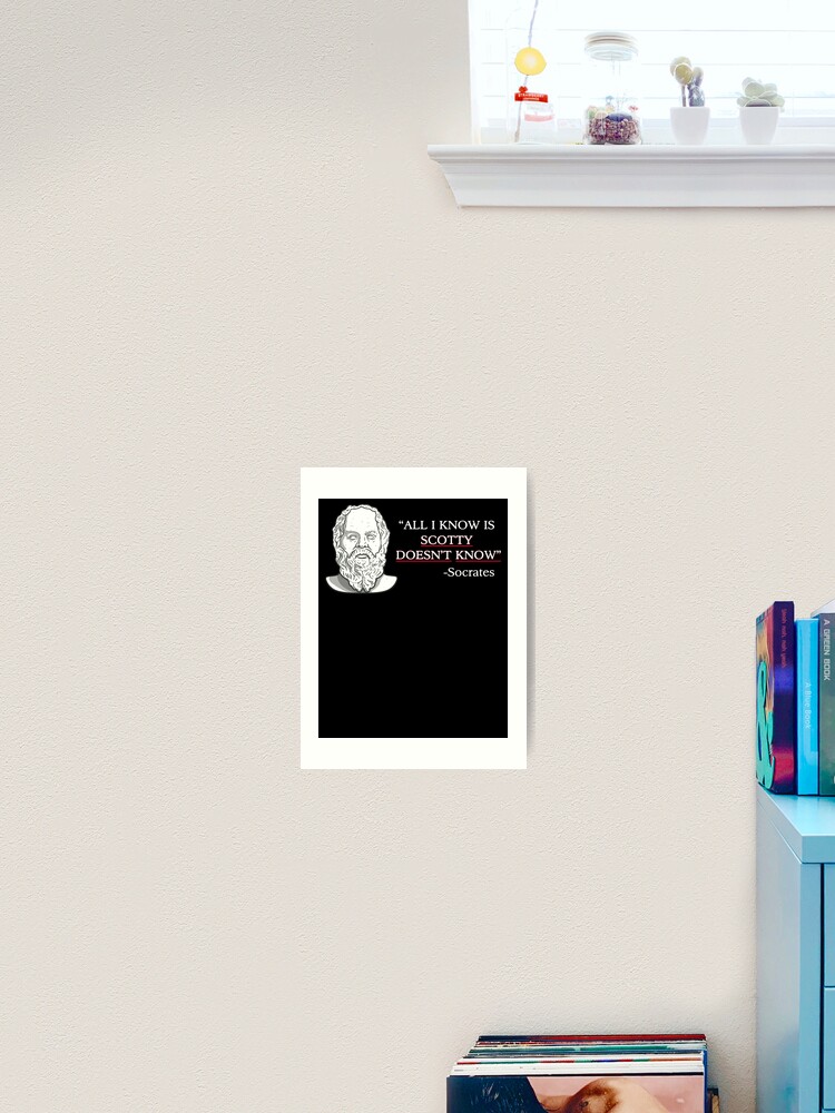 Thumbnail 2 of 3, Art Print, True Knowledge! designed and sold by Raffiti.