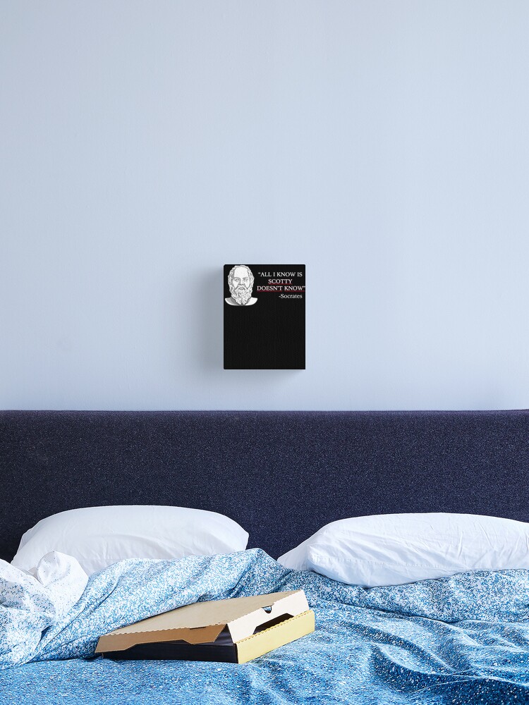Thumbnail 2 of 3, Canvas Print, True Knowledge! designed and sold by Raffiti.
