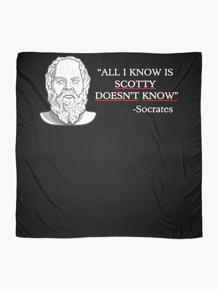 Thumbnail 2 of 3, Scarf, True Knowledge! designed and sold by Raffiti.