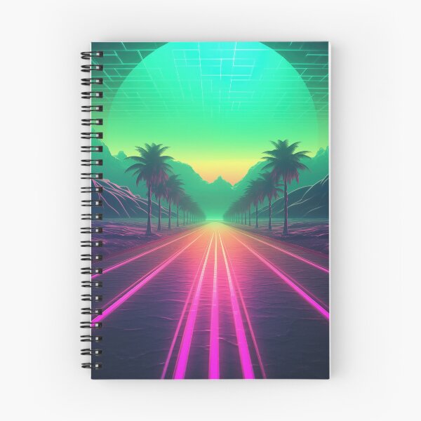 Item preview, Digital Horizon Reverie: Abstract Synthwave Dreams designed and sold by Mullet Monkey.