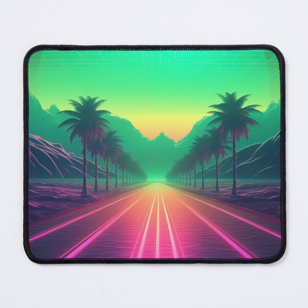 Item preview, Digital Horizon Reverie: Abstract Synthwave Dreams designed and sold by Mullet Monkey.