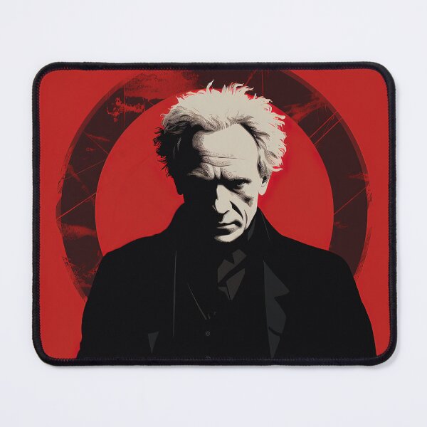 Item preview, Arthur Schopenhauer | Red minimalism designed and sold by ComicsFactory.