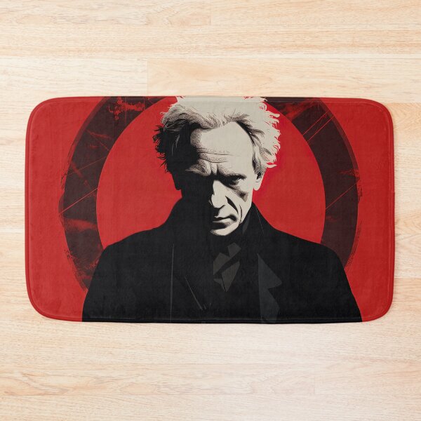 Item preview, Arthur Schopenhauer | Red minimalism designed and sold by ComicsFactory.