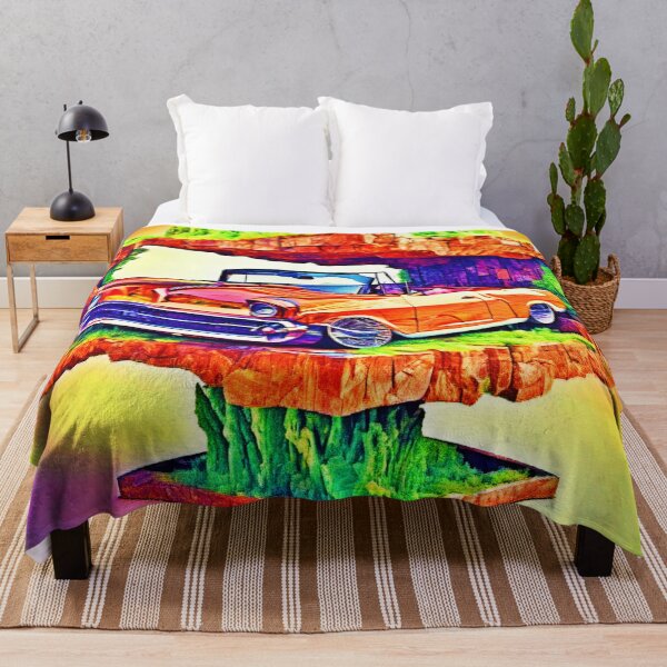 Item preview, Neon Vintage Ride: Colorful 3D Artwork designed and sold by Health And Fitness Posts e-Store.