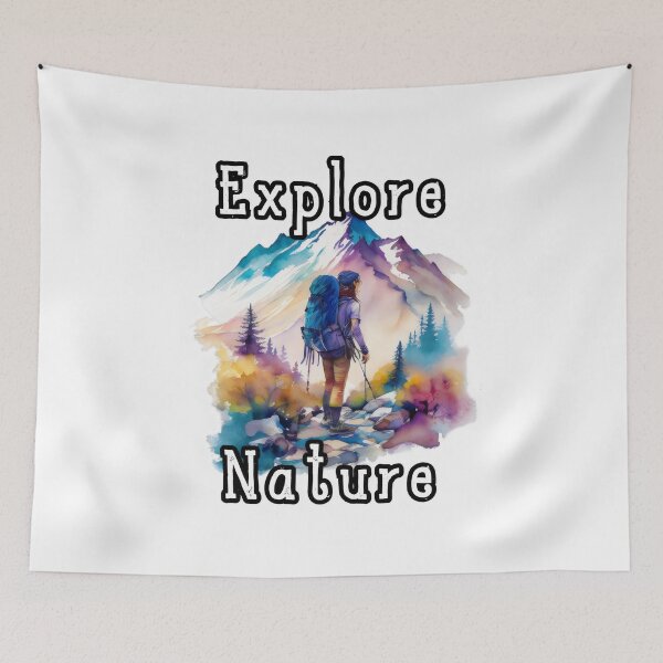 Item preview, Nature Explorer: Embracing the Call of the Wild designed and sold by MillennialVibe.