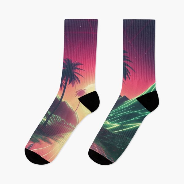 Item preview, Astral Waveforms: Abstract Retrowave Fusion designed and sold by Mullet Monkey.