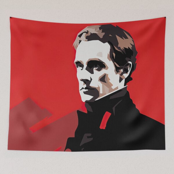 Item preview, Arthur Wellesley | Red minimalism designed and sold by ComicsFactory.