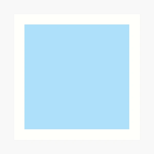 Solid Pale Light Blue Color Art Board Print for Sale by Discounted Solid  Colors