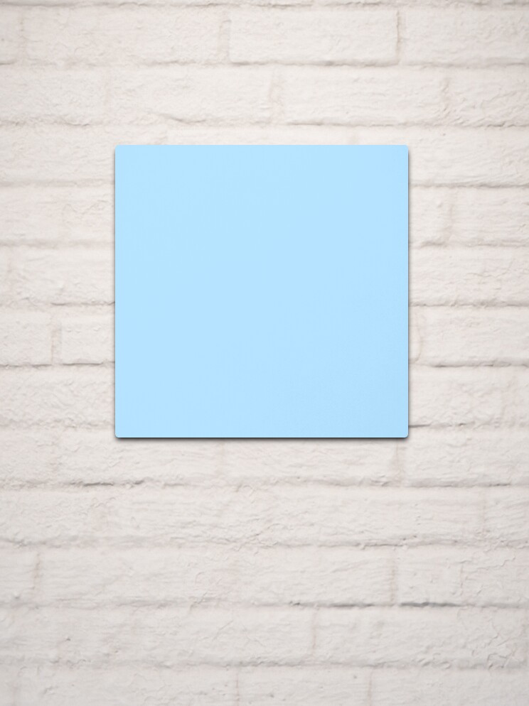 Pastel Blue - Light Pale Powder Blue - Solid Color Canvas Print