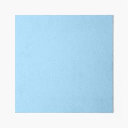 Solid Pale Light Blue Color Art Board Print for Sale by Discounted Solid  Colors