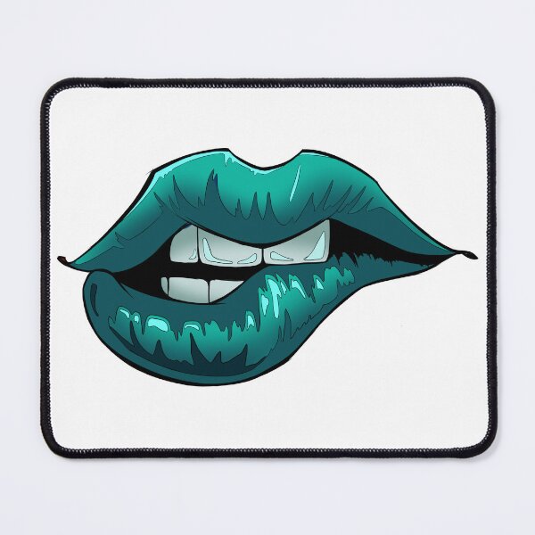 Item preview, Sexy Teal Lips - Cartoony Lips designed and sold by SaraVLeoni.