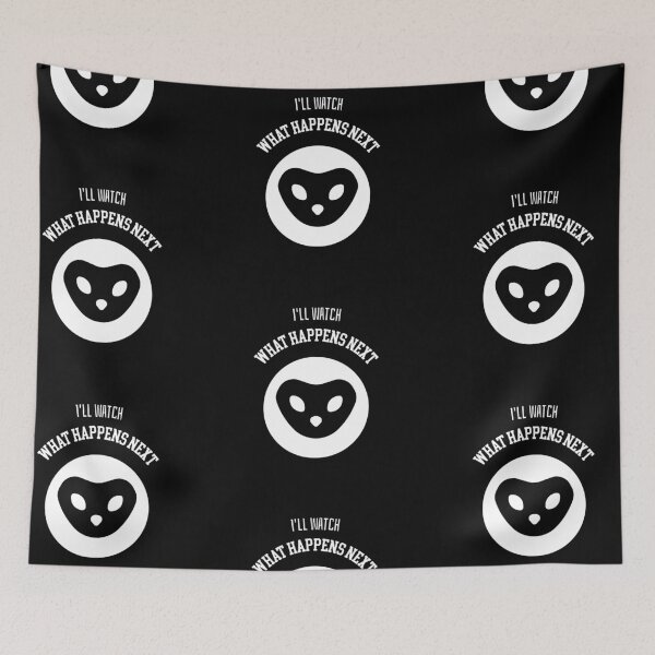 Item preview,  Illustrated design with an owl - I'll watch what happens next designed and sold by SweetLimeShop.