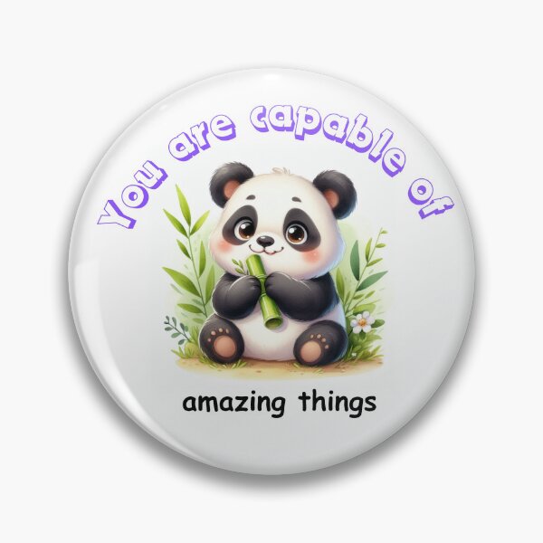 Item preview, Motivational panda designed and sold by FrancelaSegura.