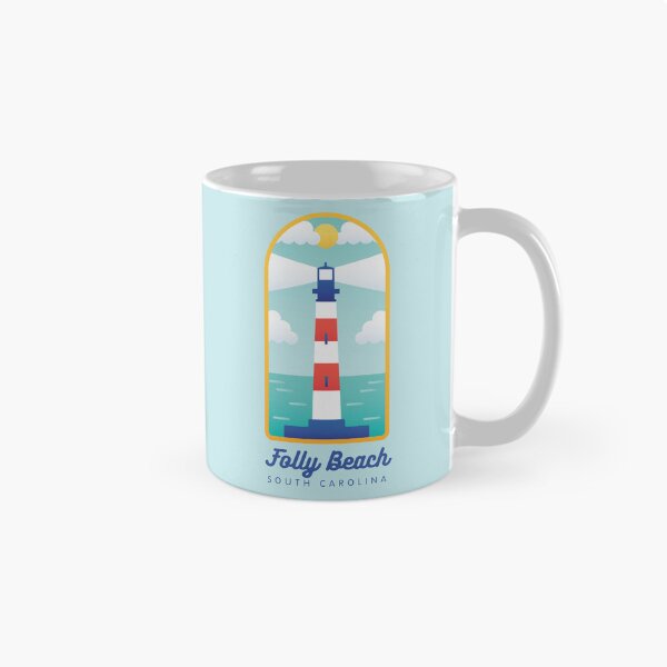 Item preview, Folly Beach Morris Island Lighthouse Tourist Souvenir designed and sold by carolinafound.