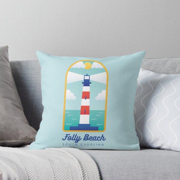 Item preview, Folly Beach Morris Island Lighthouse Tourist Souvenir designed and sold by carolinafound.