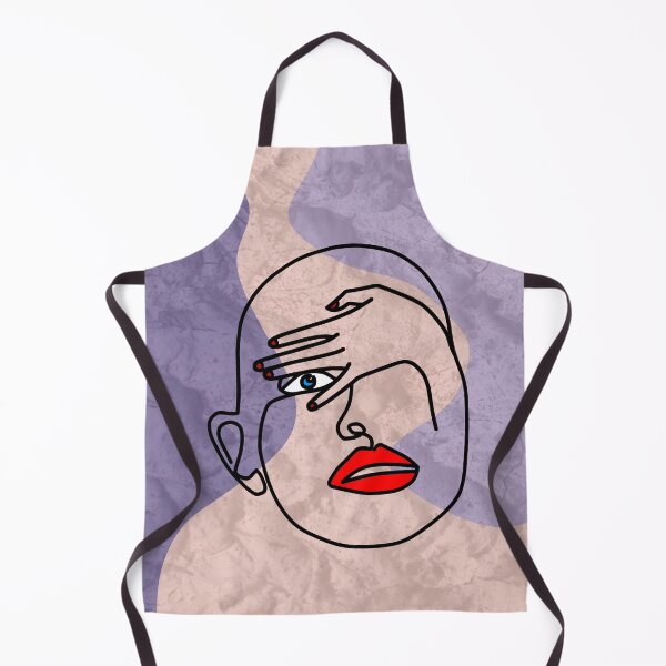 Item preview, Abstract peekaboo face on a multi colored background. decorating, interiors designed and sold by jayne0524.