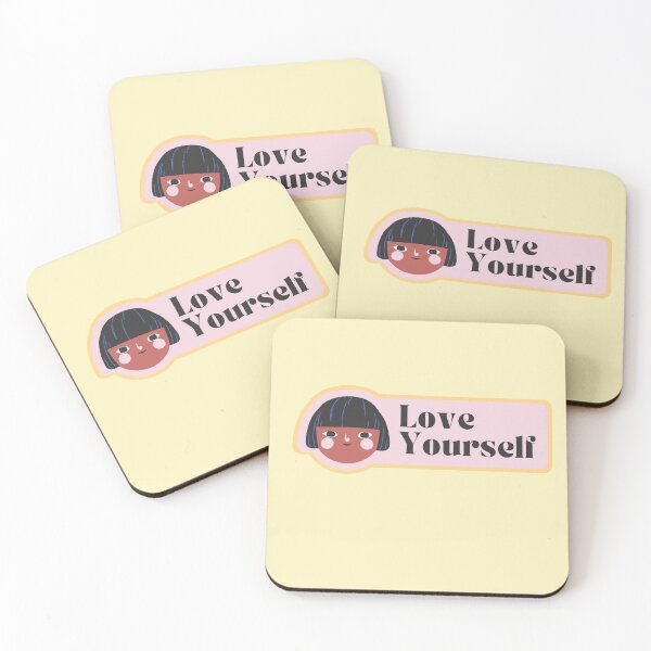 Item preview, LOVE YOURSELF - Self love quote  designed and sold by HELL0WBELLO.