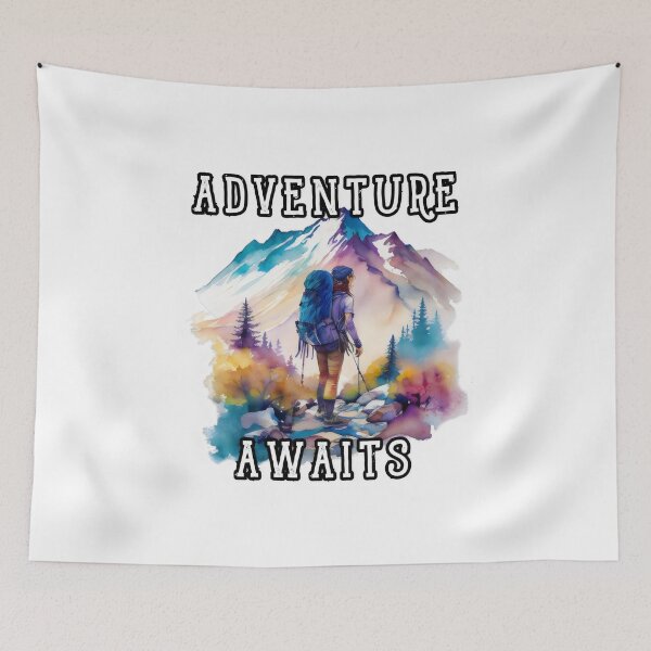 Item preview, Embark on Adventure: Where Every Step Holds Promise designed and sold by MillennialVibe.