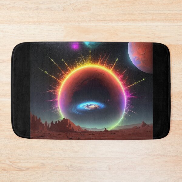Item preview, Universal eclipse and door of time to other worlds UFO Fashion IA art designed and sold by Carlos Gudino.