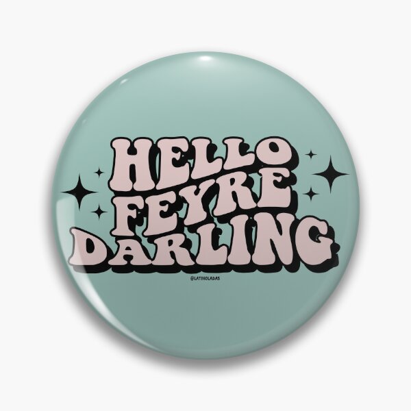 Item preview, Hello Feyre Darling / Mint Green Pink Acotar Bookish Gift Ideas Blue Book Lover Aesthetic Feyre Rhysand Crescent City for Kindle Readers Dark Romance Tbr Bookstagram designed and sold by Latinoladas.