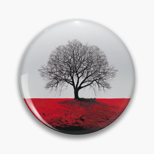 Item preview, Ash tree | Red minimalism designed and sold by ComicsFactory.