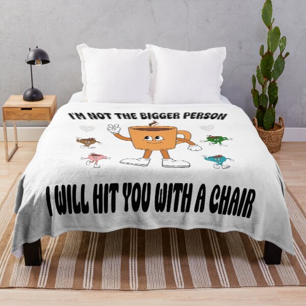 Item preview, Im Not The Bigger Person I Will Hit You Vintage coffee, designed and sold by Latifay.