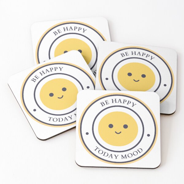 Item preview, ALWAYS BE HAPPY - TODAY'S MOOD Self affirmation quote designed and sold by HELL0WBELLO.