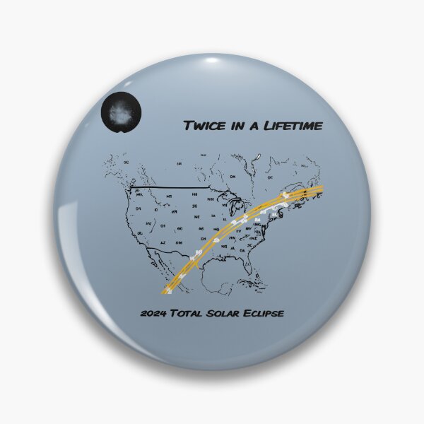 Item preview, Twice in a Lifetime: 2024 Total Solar Eclipse designed and sold by @ndrys.
