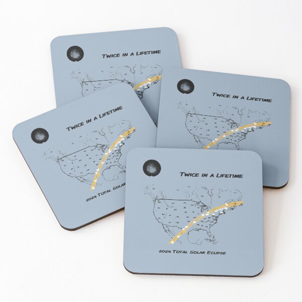 Item preview, Twice in a Lifetime: 2024 Total Solar Eclipse designed and sold by @ndrys.