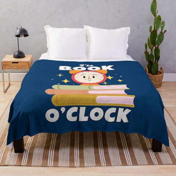 Item preview, It's Book O'clock Reading Time Cute Books and Clock designed and sold by ricricswert.