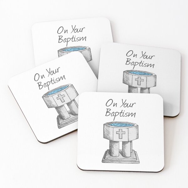 Item preview, On Your Baptism, Christian Church Font  designed and sold by doodlerob.