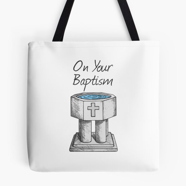 Item preview, On Your Baptism, Christian Church Font  designed and sold by doodlerob.