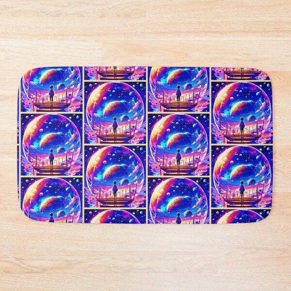 Item preview, Cosmic Bubble Dream: Colorful Universe Design designed and sold by Health And Fitness Posts e-Store.