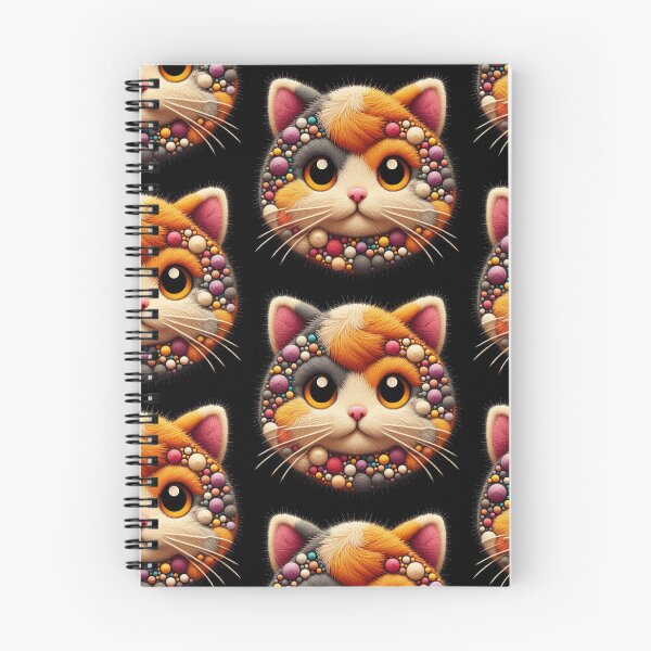 Item preview, Cute Wool Cat Pattern designed and sold by JoyPhotoArt.