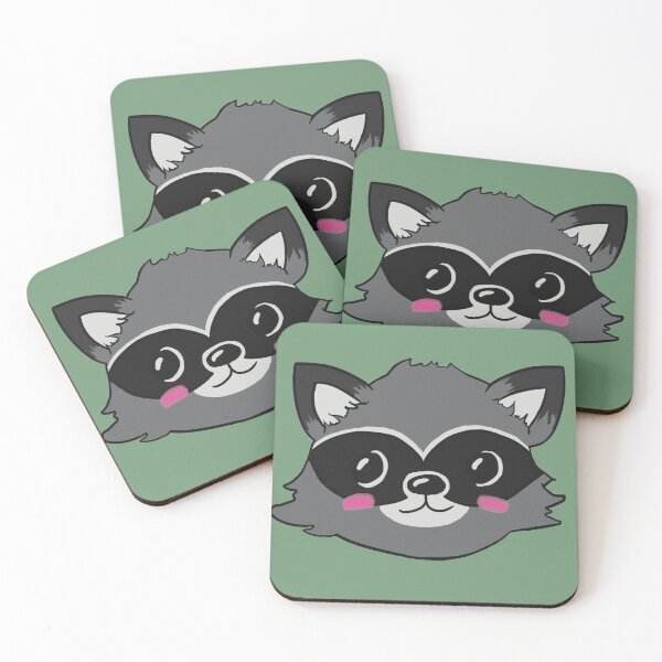 Item preview, Reginald the Raccoon designed and sold by OddlysArt.