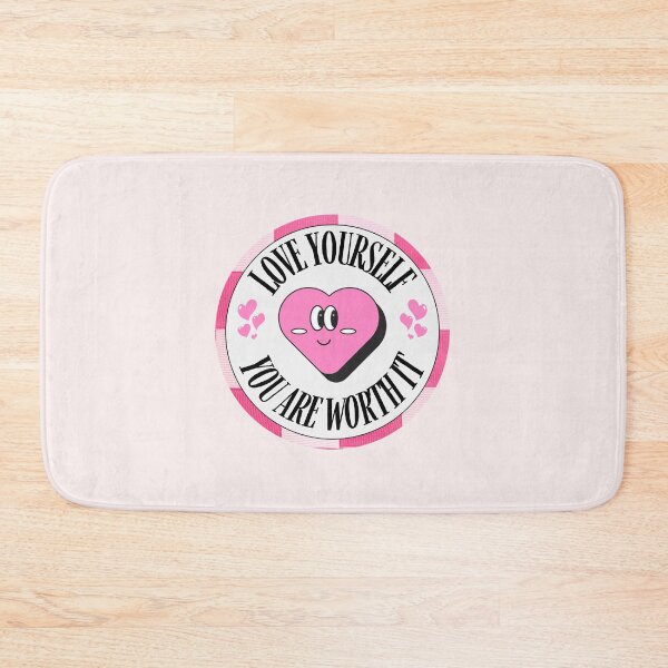 Item preview, LOVE YOURSELF YOU ARE WORTH IT - Self Love Quotes designed and sold by HELL0WBELLO.