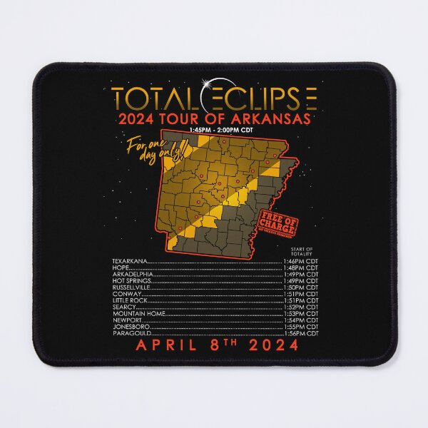 Item preview, Total Solar Eclipse 2024 Tour of Arkansas designed and sold by Nerd Shizzle.