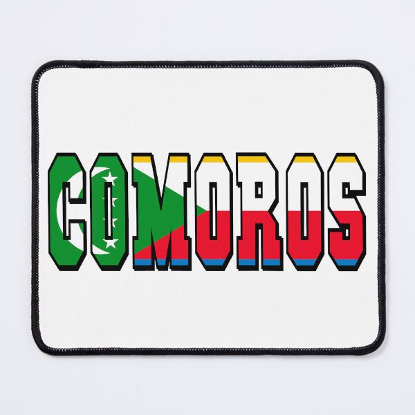 Item preview, Comoros Country Flag Typography designed and sold by TravelWish.