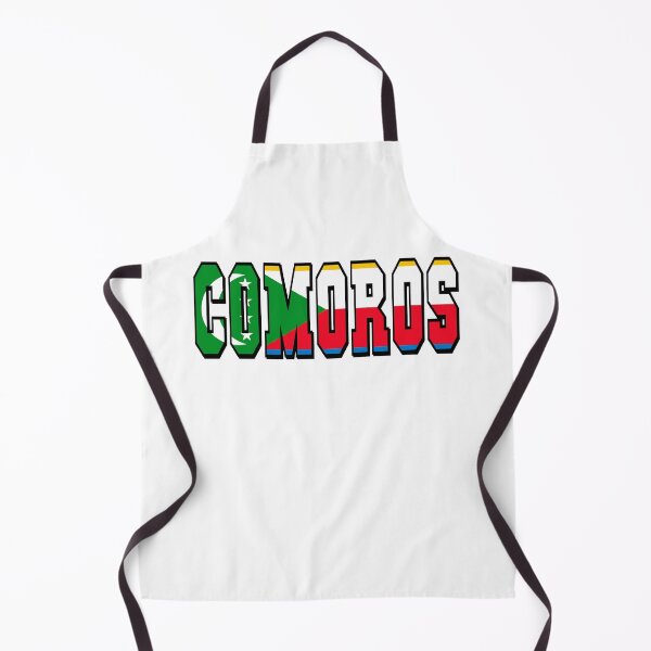 Item preview, Comoros Country Flag Typography designed and sold by TravelWish.