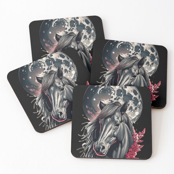 Item preview, Shadow Stallion: Gothic Horse Sketch designed and sold by Elpico11.