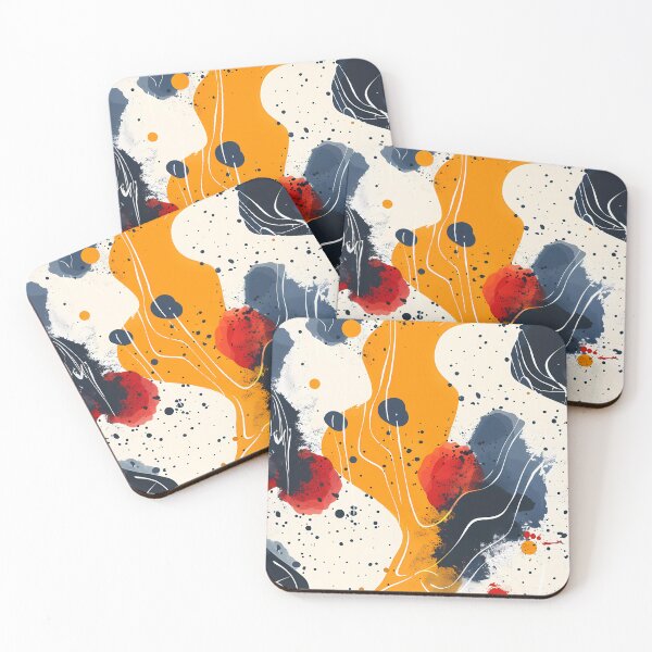 Item preview, Abstract colorful watercolor art pattern  designed and sold by aivisionsart.