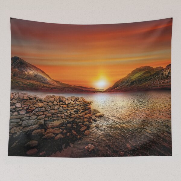 Item preview, Idwal Lake Sunset designed and sold by AJEvans.