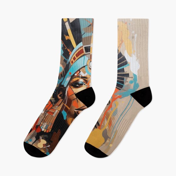 Item preview, Inner Power -  Vibrant Modern Art Bold Abstract Eccentric Egyptian Design  designed and sold by NortonArt.