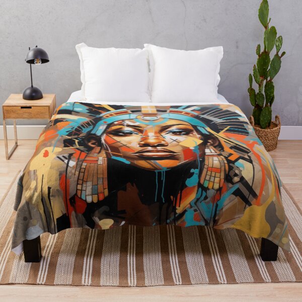 Item preview, Inner Power -  Vibrant Modern Art Bold Abstract Eccentric Egyptian Design  designed and sold by NortonArt.