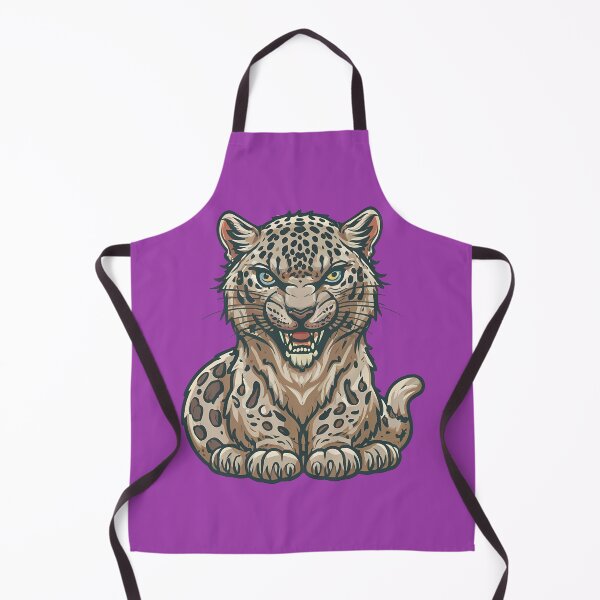 Item preview, Angry Cross Eyed Snow Leopard designed and sold by Irbisinthebox.