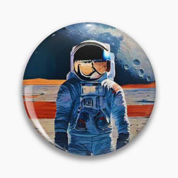 Item preview, Spacewalker on Moon: Astronaut Artwork designed and sold by Health And Fitness Posts e-Store.